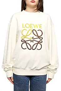 Loewe Anagram Sweatshirt Ecru M