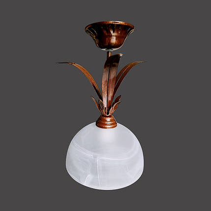 Підвісний світильник на 1 плафон люстра на кухню в коридор для спальні дитячої кабінету гардеробної Підвіс малий/1 коричневий, фото 1