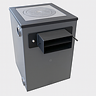 Котел БУРЖУЙ КП-12 на дровах і вугіллі — універсальний твердопаливний котел з варильною поверхнею, фото 2