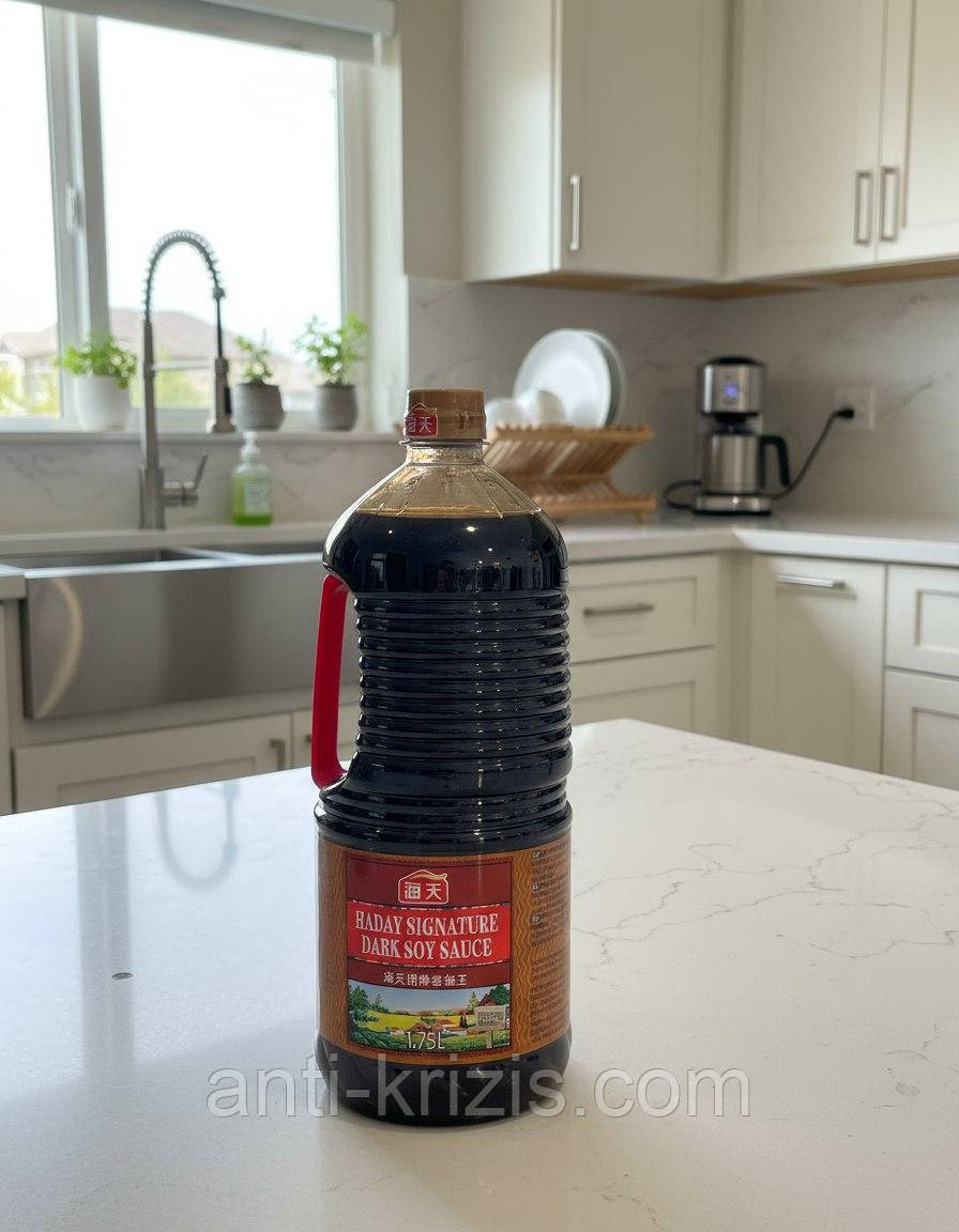 Соус темний соєвий Premium Haday 500 мл, скло (Китай), фото 1