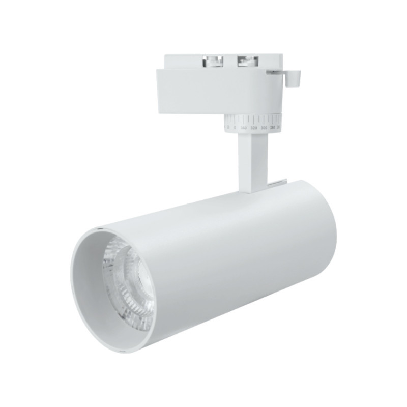 Поворотний трековий світильник 10W Horoz Electric BREMEN 800Lm 160-265V білий, фото 1