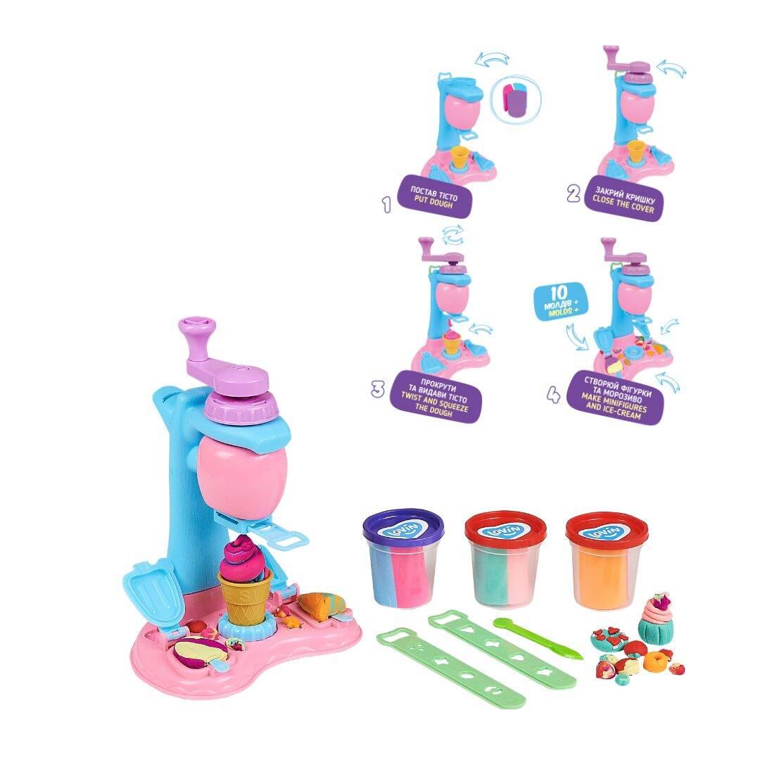 Набір для ліплення з тістом Ice Сream Сafe, TM Lovin 41174, фото 1