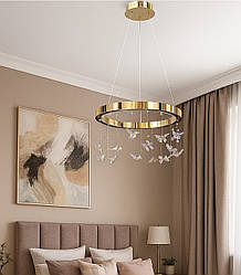 Люстра з метеликами  LT22101/500 GD