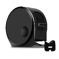 Рулетка металева вимірювальна будівельна 3 м × 16 мм з фіксатором стрічки та кліпсою