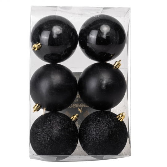 Набір ялинкових куль 8см 6шт 6025-028