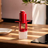 Машинка для видалення кісточок 4×14 (см) з контейнером видавлювач кісточок для вишні, черешні та оливок HP-8-73, фото 4