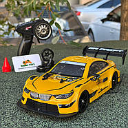 Дрифт машинка на радіоуправлінні BMW M3 жовта - 30 км/год | Машинки БМВ для дрифту на пульті управління Дрифт машина, фото 7