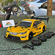 Дрифт машинка на радіоуправлінні BMW M3 жовта - 30 км/год | Машинки БМВ для дрифту на пульті управління Дрифт машина, фото 6