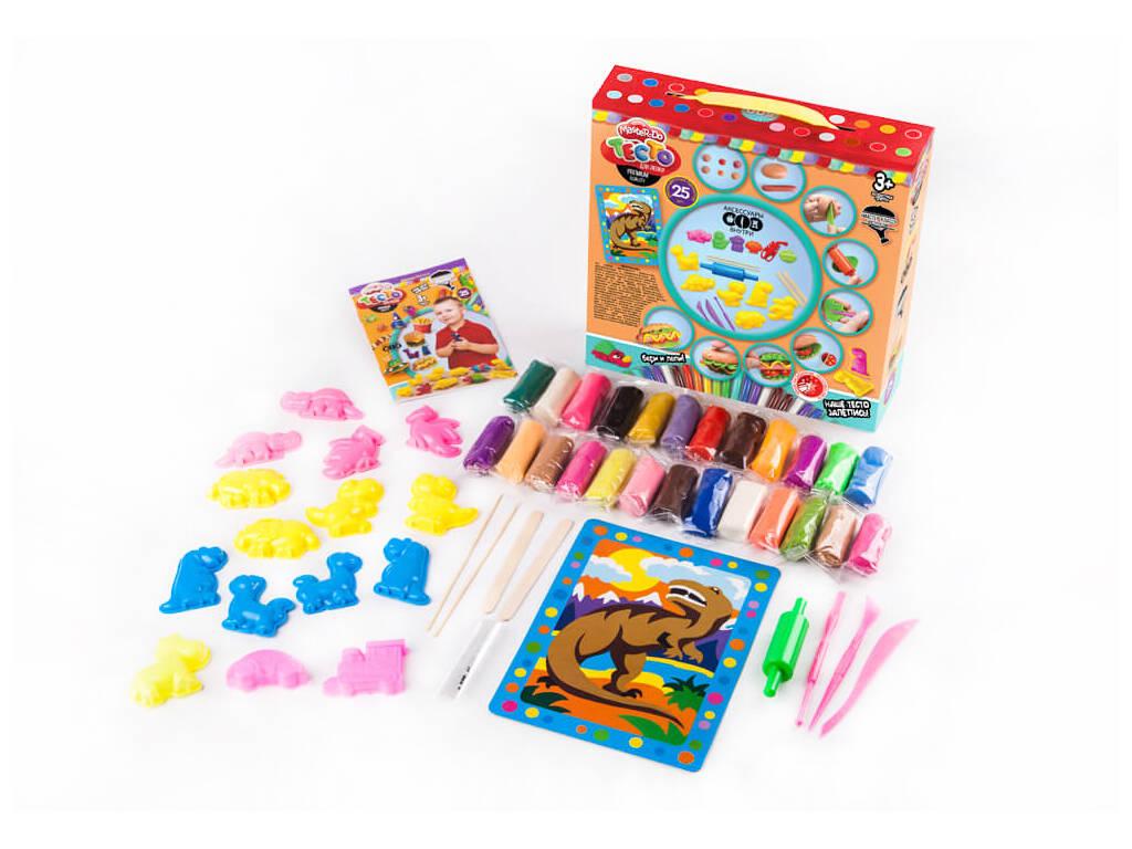 Набір для творчості "Тісто для ліплення "Master Do" TMD-05-01, 25 кольорів, фото 1