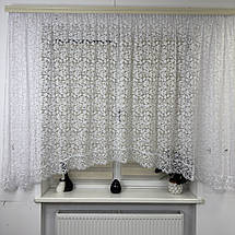 Арка гепюрова сітка з макраме біла №1003, фото 5