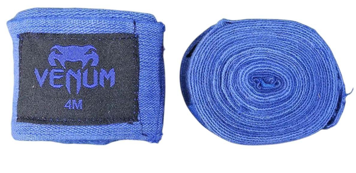 Бинти боксерські 4 метри Venum VN-8464 (нейлон, поліестер) з петлею для великого пальця, фото 1