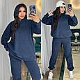 Костюм Кенгуру Матеріал: двосторонній фліс полар Мод 771-999 Колір Хакі, Синій, Чорний, фото 9