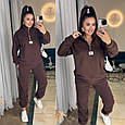 Костюм Кенгуру Матеріал: двосторонній фліс полар Мод 771-998 Колір Моко, Пляшка, Шоколад, Бордовий, фото 6