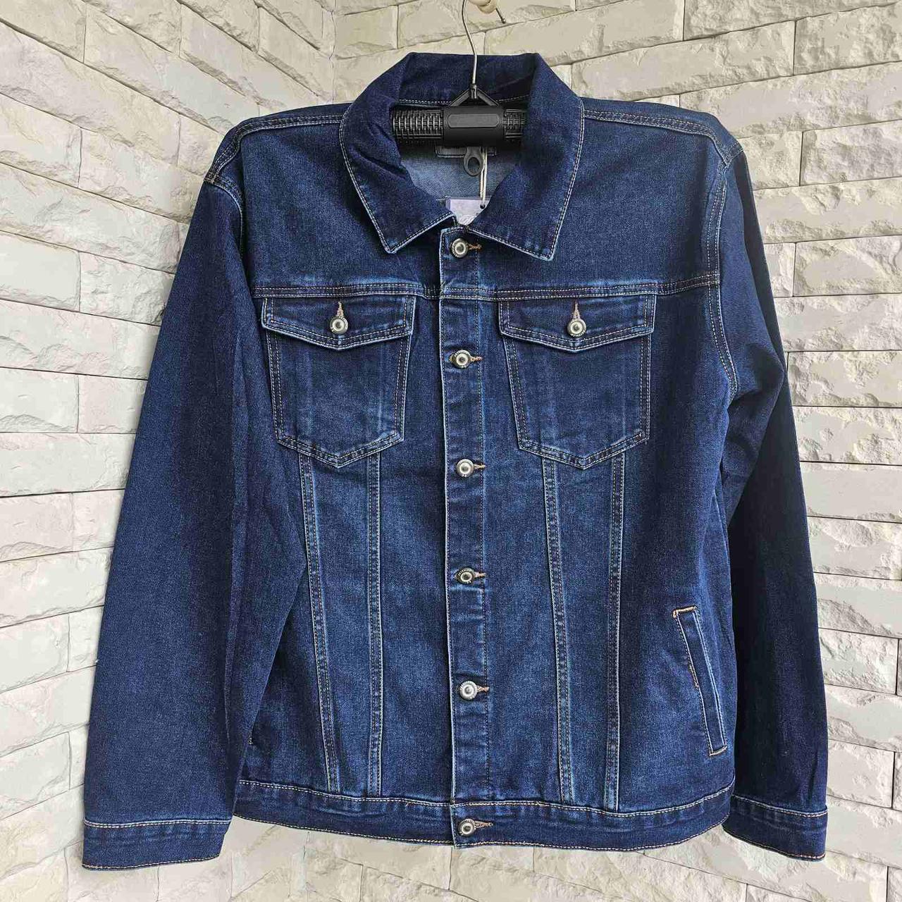 Джинсова куртка батальна 54-64 весна-осінь, фото 1