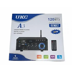 Підсилювач А3 USB/SD/FM/AUX 2ch підсилювач звуку
