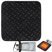 Компактний електрокилимок із підігрівом від USB 45х45 см Чорний Килимок нагрівальний 3 режими нагрівання