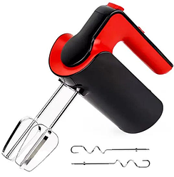 Ручний міксер Domotec R.6653R 9332 кухонний міксер із насадками 5 швидкостей 800 Вт