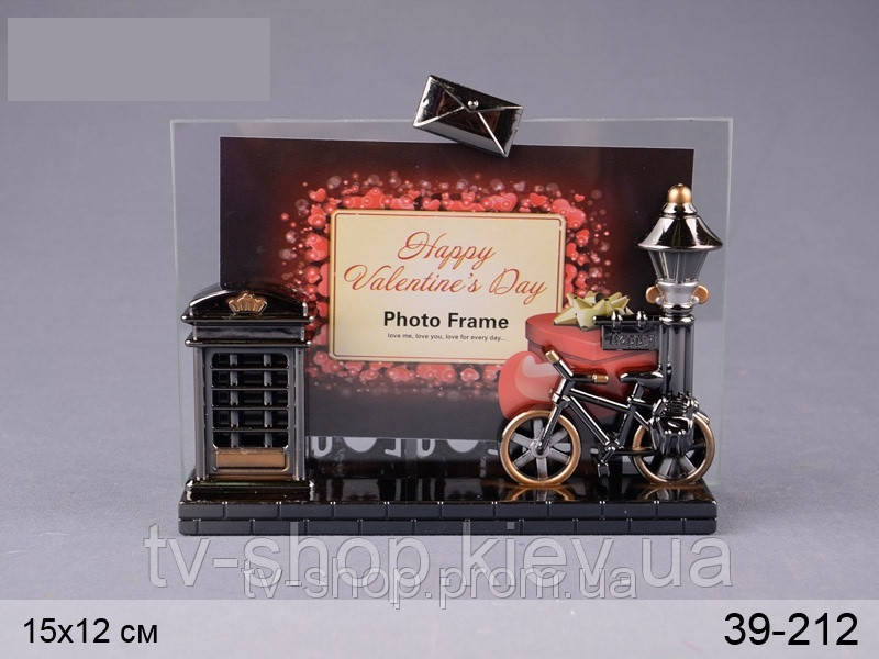 Фоторамка з декором Велосипед, фото 1