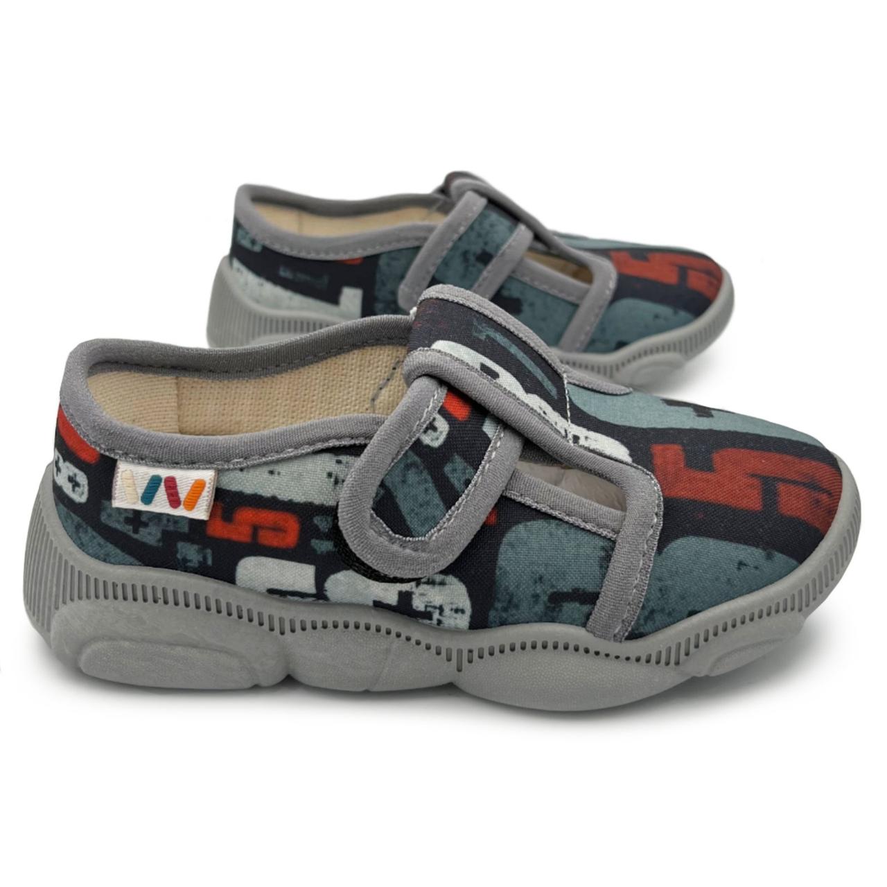 Дитячі текстильні тапочки для хлопчика Weestep 25р 32р, фото 1