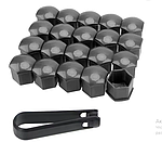 Захисні ковпачки на гайки 21 мм (20 шт.) для Tesla Model 3/S/Y сірий матовий