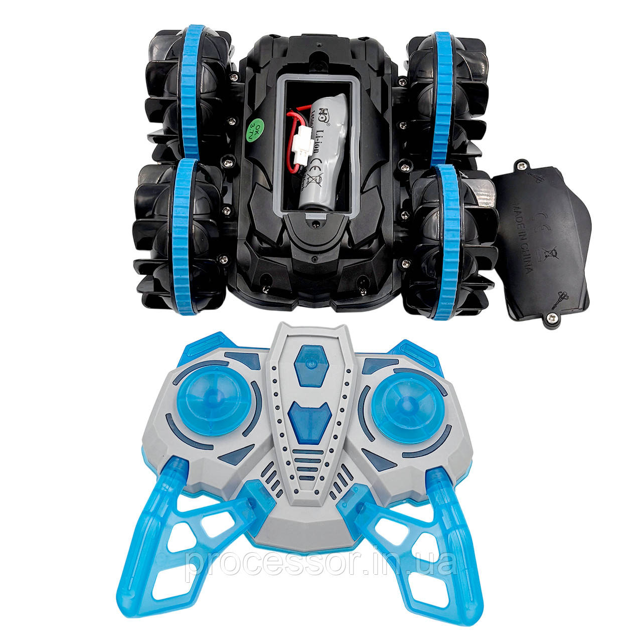 Радіокерована машинка-амфібія 4WD з трюками – RC автомобіль для води та суші, фото 1