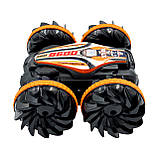 Плаваючий позашляховик-амфібія 4WD з двома моторами, оранжевий – радіокерована модель, фото 2