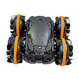 Плаваючий позашляховик-амфібія 4WD з двома моторами, оранжевий – радіокерована модель, фото 4