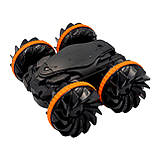 Плаваючий позашляховик-амфібія 4WD з двома моторами, оранжевий – радіокерована модель, фото 6