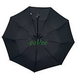 Парасоля Три слони 4301 автомат Чорний, фото 4