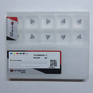 TPGH080204L-P WT220P SKYWALKER (Сталь, Нержавіюча сталь) Твердосплавна пластина, фото 2