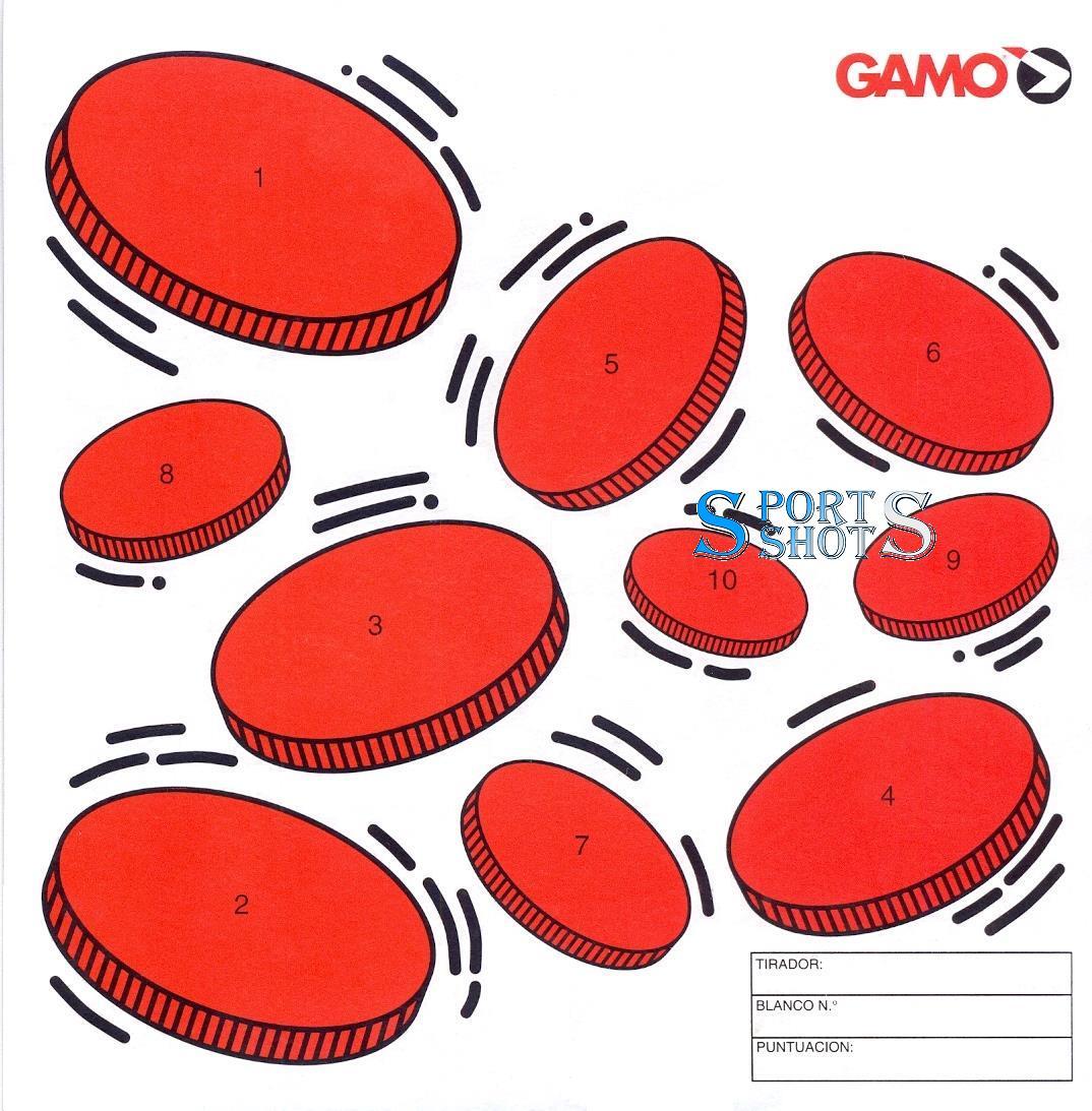 Мішень картонна Gamo Монети (138 мм х 138 мм), 1шт JGR