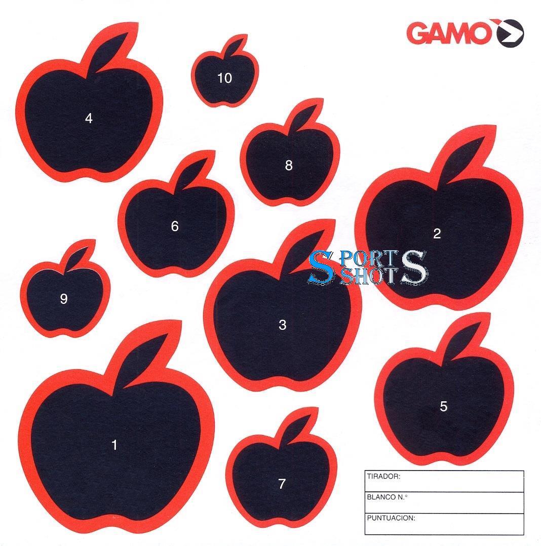 Мішень картонна Gamo Яблука (138 мм х 138 мм), 1шт JGR