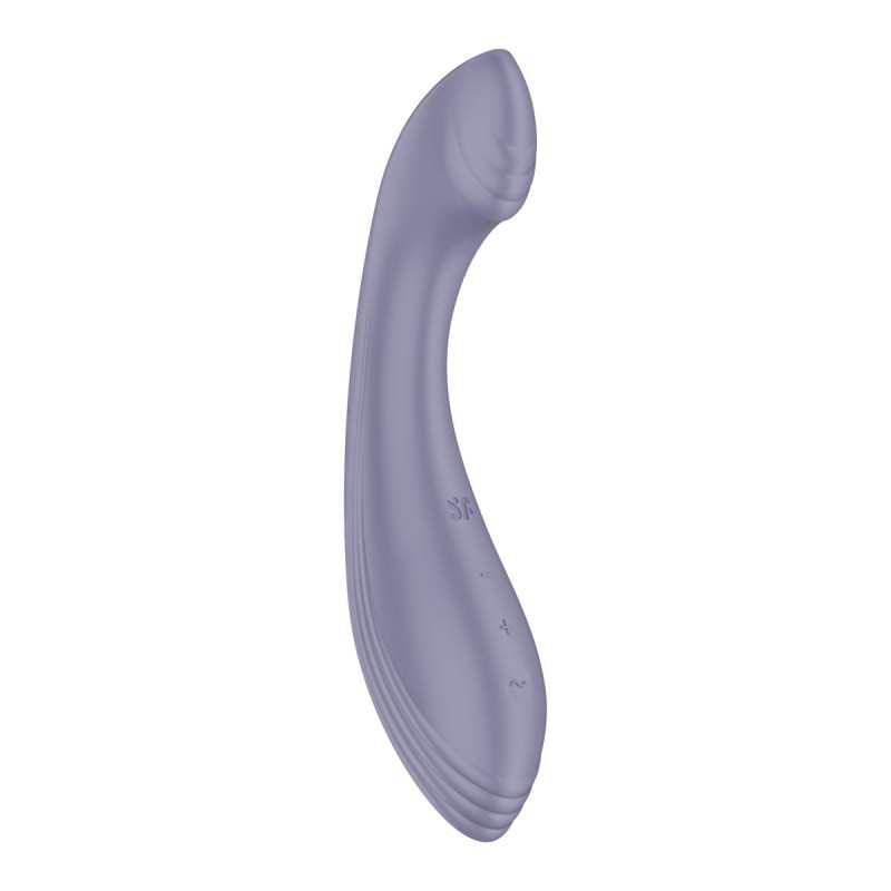 Вібратор для точки G, г-подібний вібромасажер Satisfyer G-Force Violet силікон, 10 режимів, фото 1