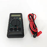 Компактний Мультиметр DT-181 цифровий тестер, щупи в комплекті, мультиметр із захистом, електронний мультиметр, фото 8