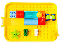 Гра Веселий трамплін 7 рівнів 5в1 столик конструктор 4 машинки 8 фломастерів 49*68*30,5см (6849), фото 9