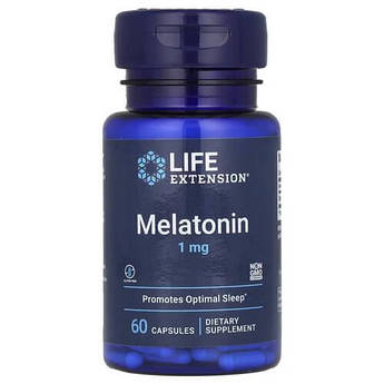 Life Extension Melatonin 1 mg 60 капсул