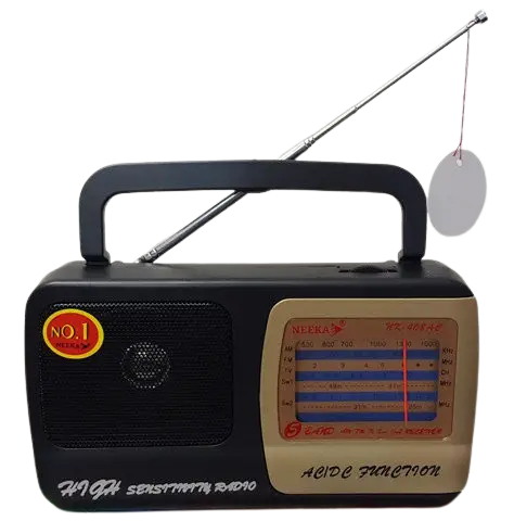 Радіоприймач 5-хвильовий Neeka NK-408 АC на батарейках (1756375739), фото 1