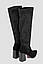 Чоботи жіночі демісезонні чорні натуральна шкіра Україна ALROMARO — розмір 35 (23 см) (модель: ALR22031-77-70ZBL), фото 5