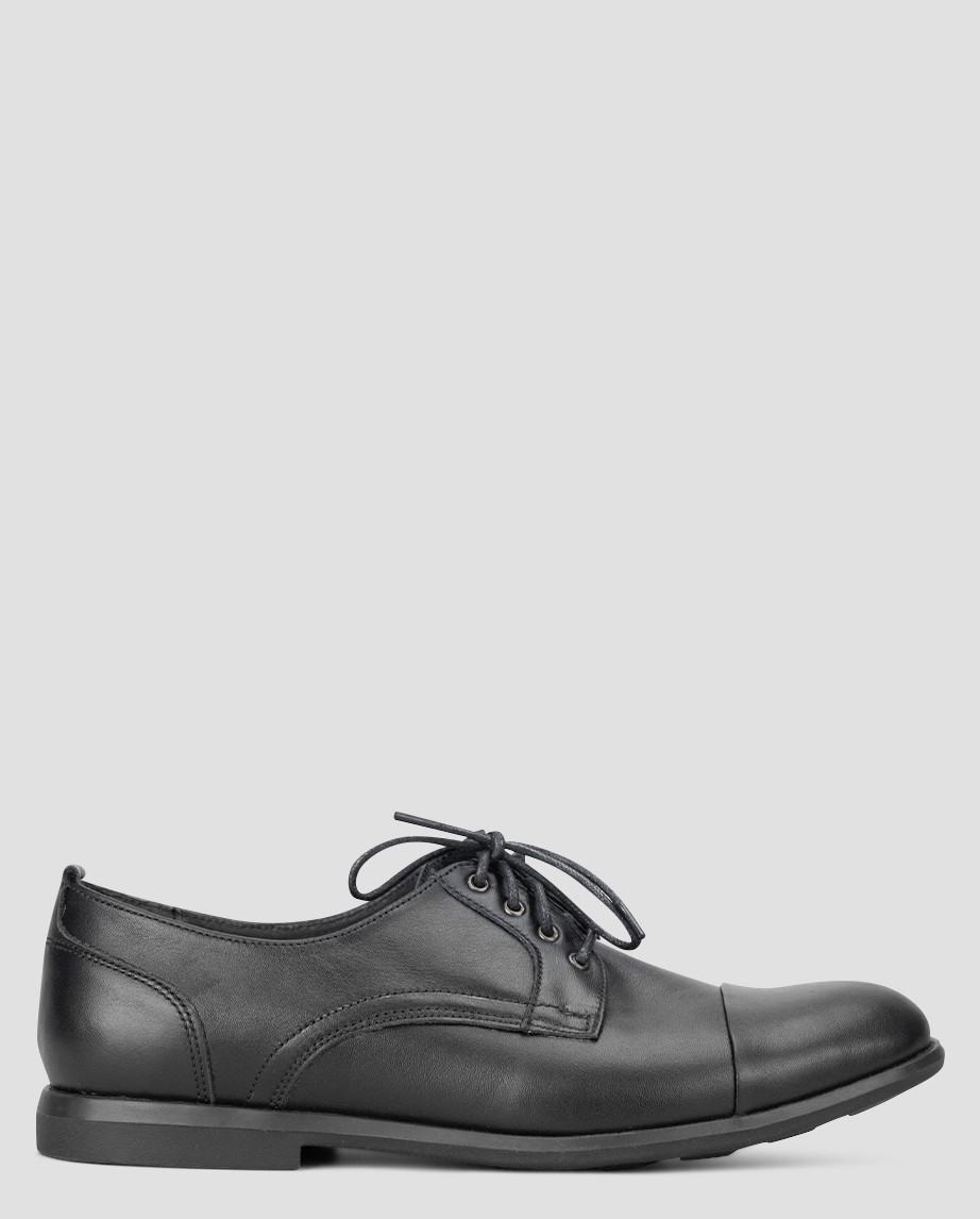 Дербі чоловічі чорні натуральна шкіра Україна VM Villomi — розмір 41 (27 см) (модель: VMVlLoft-04Kblack), фото 1