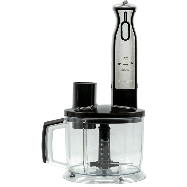 Блендер заглибний ручний Rotex RTB810-B 1000W з насадкою для дерунів (1763511979), фото 1