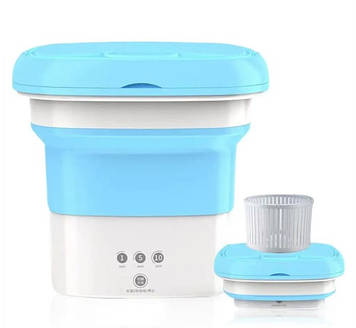Складана переносна пральна машина OPT-TOP Folding Washing Machine блакитна (1801235484)