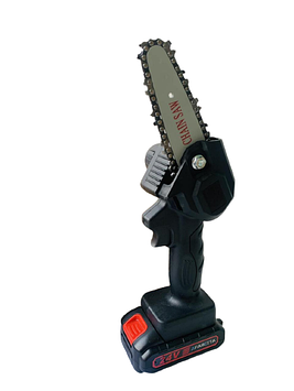 Потужна акумуляторна ланцюгова мініпилка 4 дюйми OPT-TOP 24V-К-1 для обрізання дерев Чорна (1867029338)