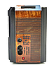 Аналоговий радіоприймач на акумуляторі Golon RX-381/2 USB/SD з LED ліхтарем Коричневий (1920775523), фото 7