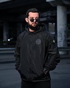 Вітровка кишеня Stone Island чорна 4 ПП7999