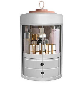 Кейс для косметики OPT-TOP на 4 секції YM226 циліндричний білий (2075772633)