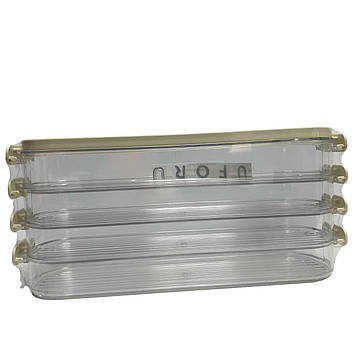 Контейнер для зберігання заморожених пельменів/варіків 4 яруси A-PLUS DB-4