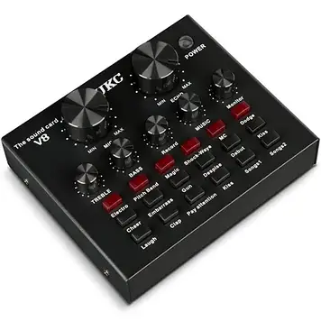 Звуковий аудіокшер UKC V8 Bluetooth Black (2091116724)