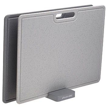 Набір обробних дощок на підставці 3 предмети Kamille KM-10079