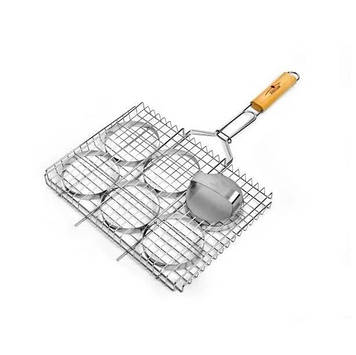 Решітка-гриль для гамбургерів із неіржавкої сталі Stenson MH-4889