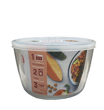 Контейнер скляний із кришкою 1,1 л Pyrex Cook&Freez 154P001